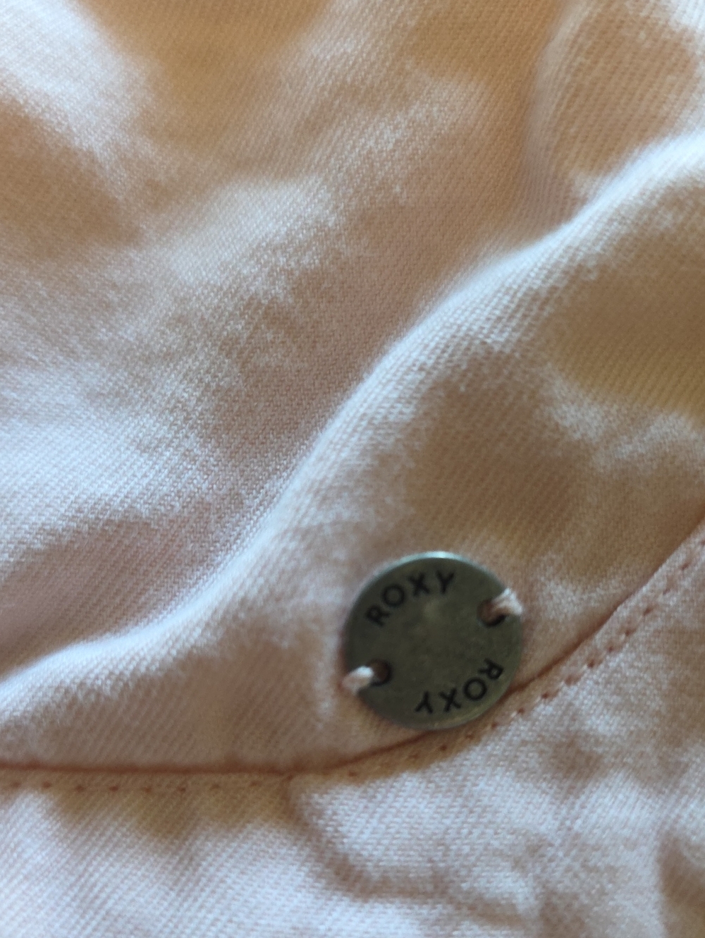 Roxy Light Pink Drawstring Athletic Shorts - Picture 2 of 5